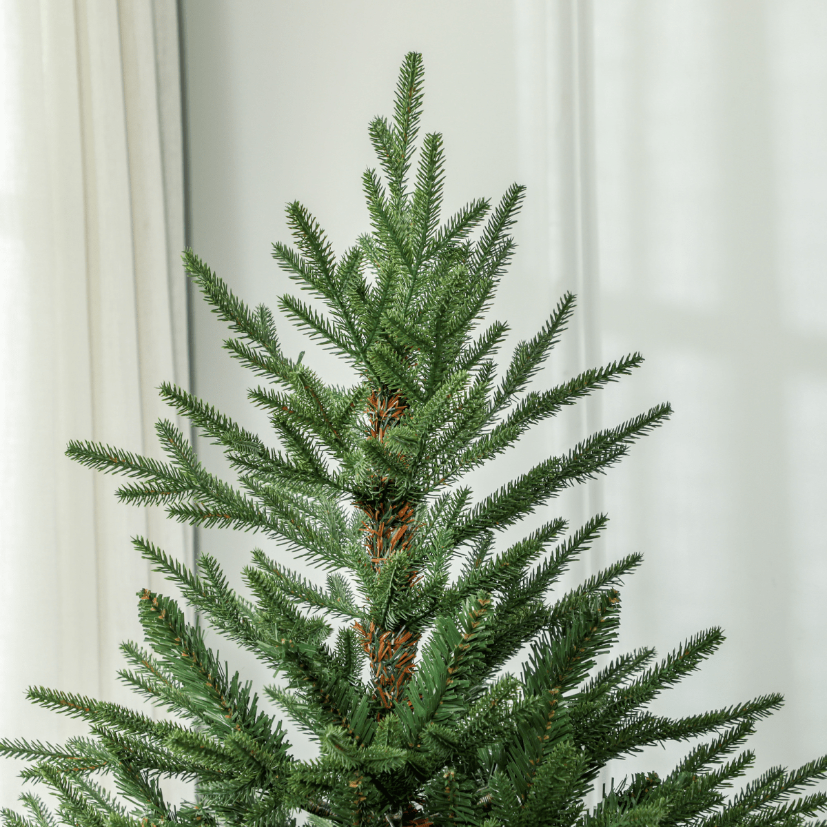 HOMCOM 5 - Foot Realistic Hinged - Branch Christmas Tree with Metal Base - plants - express.com