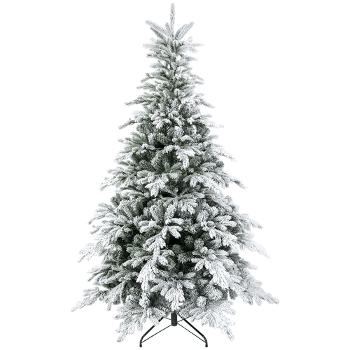 HOMCOM 5 Ft Artificial Christmas Tree with Snowy Branches & Warm LED Lights - plants - express.com