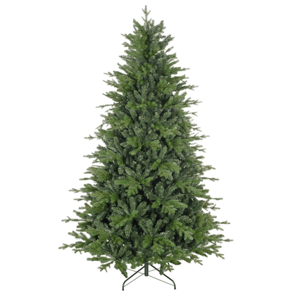HOMCOM 5ft Artificial Christmas Tree with Metal Base and Hinged Branches - plants - express.com