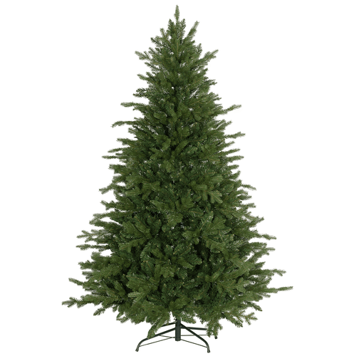 HOMCOM 5ft Artificial Christmas Tree with Metal Base and Hinged Branches - plants - express.com