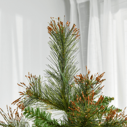 HOMCOM 6FT Pre - Lit Christmas Tree Artificial Spruce Tree Holiday D�cor Stand - plants - express.com