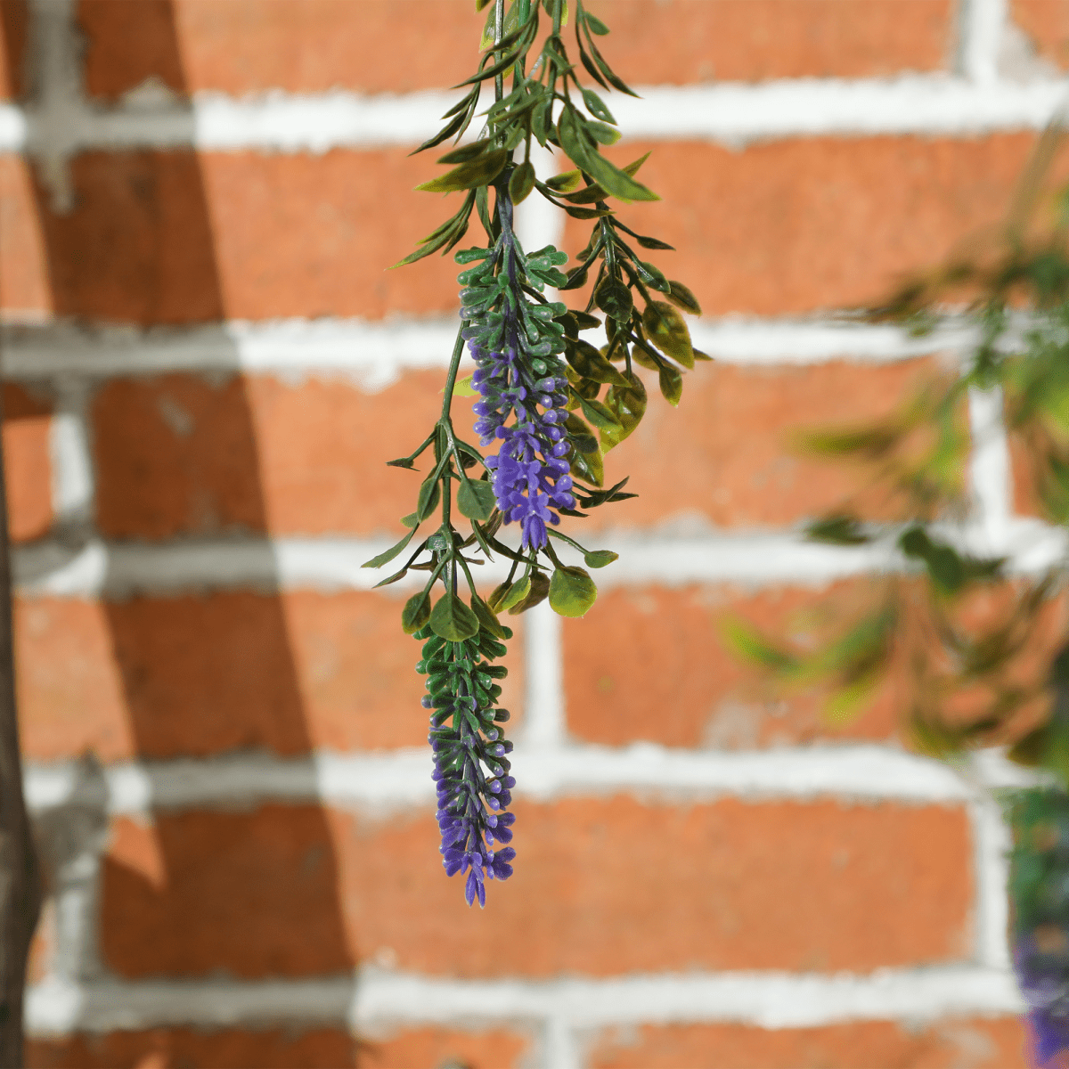HOMCOM Lavender Hanging Baskets: UV - Protected Artificial Elegance for Any Space - plants - express.com