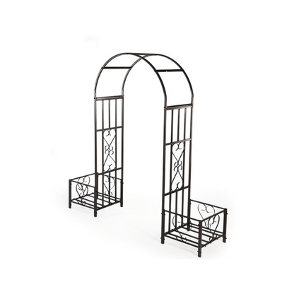Huntingdon Ornamental Arch with Planters - plants - express.com