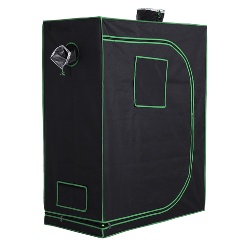 Hydroponic Plant Grow Tent Reflective Mylar Green Room 120L x60W x150Hcm Silver - plants - express.com