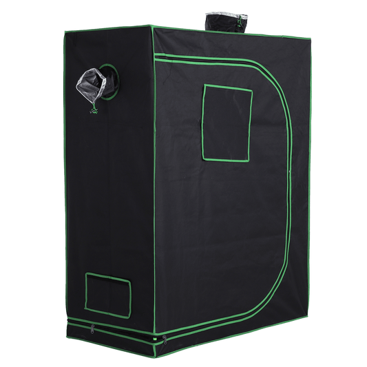 Hydroponic Plant Grow Tent Reflective Mylar Green Room 120L x60W x150Hcm Silver - plants - express.com