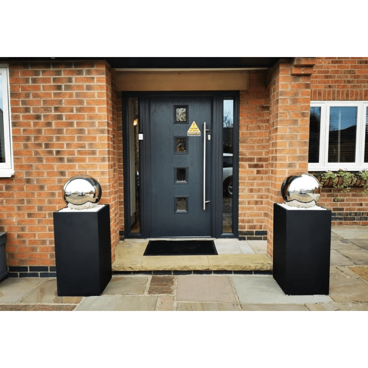 IDEALIST Lite Contemporary Light Concrete Garden Tall Square Planter, Outdoor Plant Pot H60 L27 W27 cm, 44L - plants - express.com