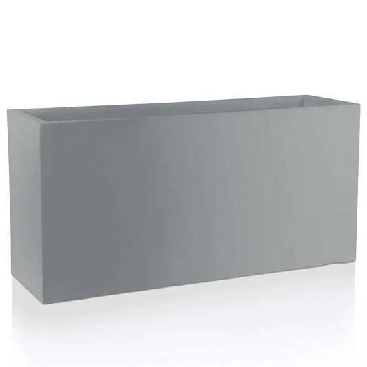 IDEALIST Lite Contemporary Trough Garden Planter, Light Concrete Outdoor Plant Pot H30 L65 W19 cm, 37L - plants - express.com