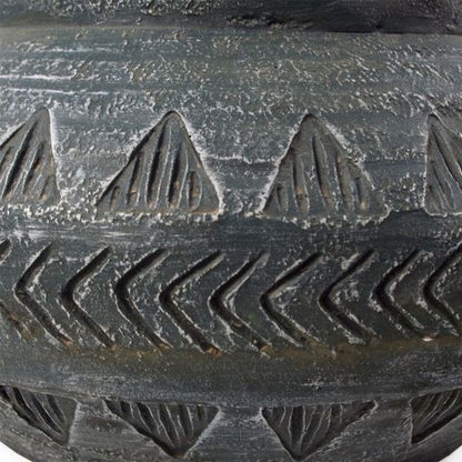 Large Rustic Grey Gliese Triangle Planter - Perfect for Indoor Greenery - plants - express.com