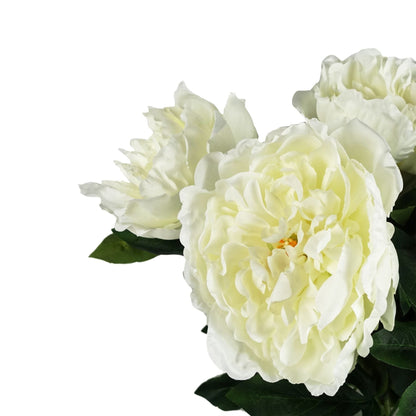 Lifelike 80cm Artificial White Peony Stem - Perfect for Stunning Arrangements! - plants - express.com