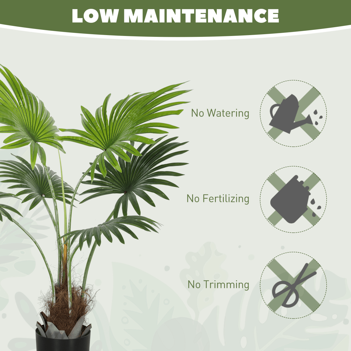 Lifelike Artificial Plant: Realistic Foliage for Maintenance - Free Decor - plants - express.com