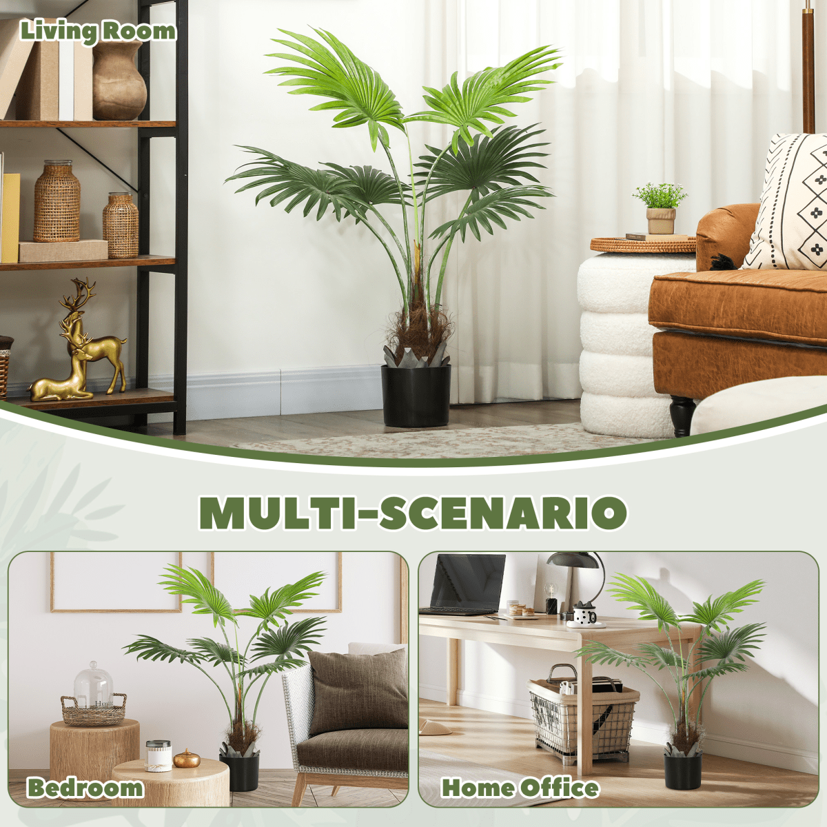 Lifelike Artificial Plant: Realistic Foliage for Maintenance - Free Decor - plants - express.com
