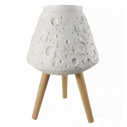Lunar White 62cm Large Planter - Rustic Fibreglass for Indoor & Outdoor Display - plants - express.com