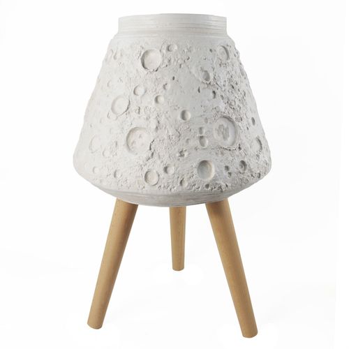 Lunar White 62cm Large Planter - Rustic Fibreglass for Indoor & Outdoor Display - plants - express.com