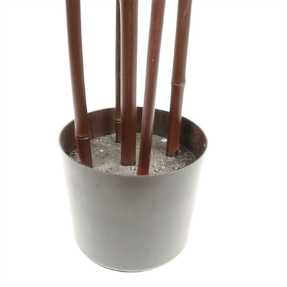 Luxurious 180cm Artificial Bamboo with 1140 Silk Leaves - Red & Green - plants - express.com