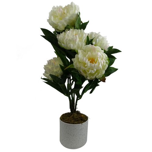 Luxurious 55cm Artificial White Peony Plant – Effortless Elegance for Any Space - plants - express.com