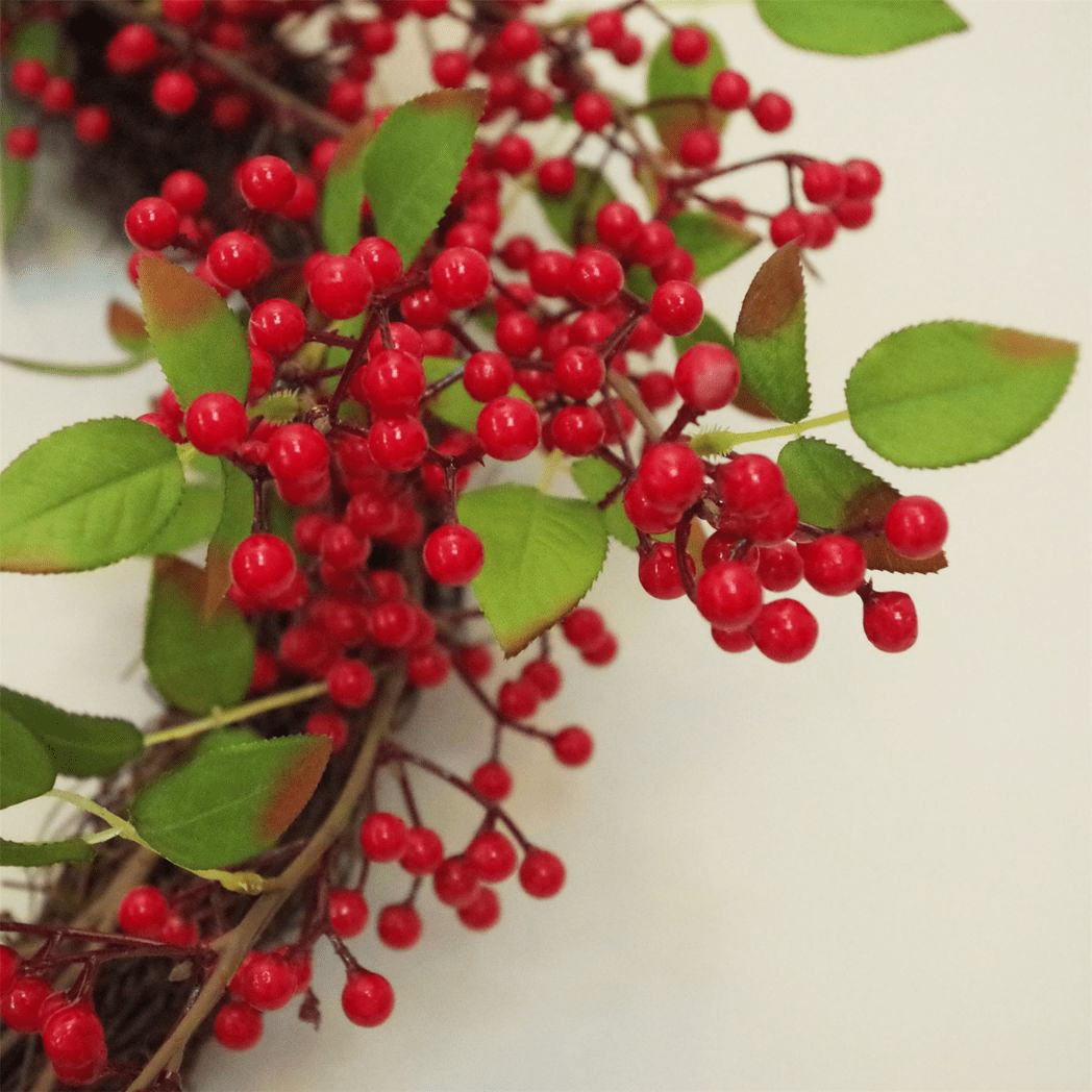 Luxury 24" Red Berry Christmas Wreath - Festive Elegance for Your Door - plants - express.com
