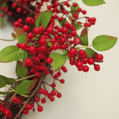 Luxury 24" Red Berry Christmas Wreath - Festive Elegance for Your Door - plants - express.com
