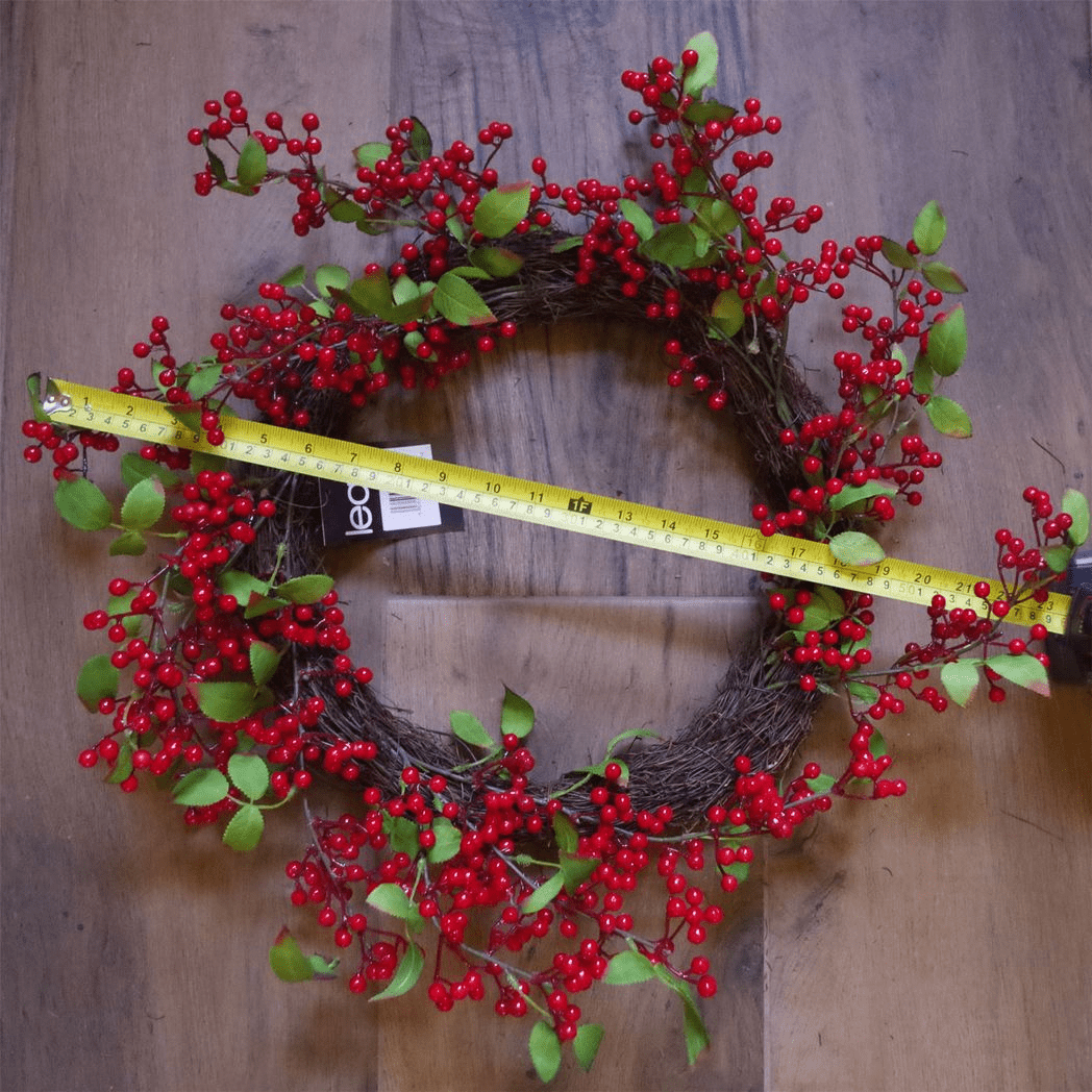 Luxury 24" Red Berry Christmas Wreath - Festive Elegance for Your Door - plants - express.com