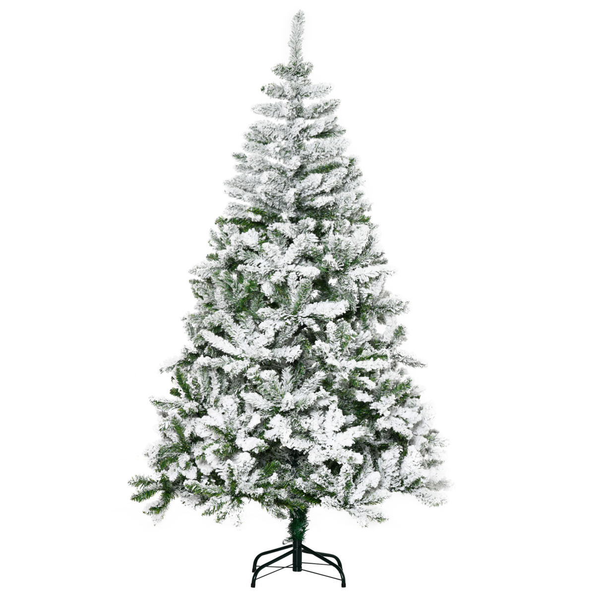 6ft Snow Flocked Artificial Christmas Tree - Winter Wonderland Decor!