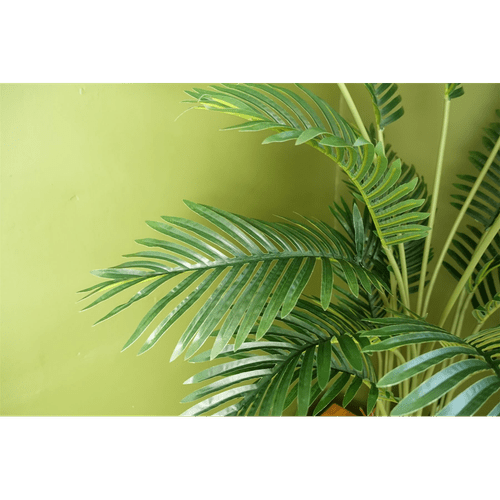 Majestic 110cm Artificial Areca Palm Tree in Elegant Black Pot - plants - express.com
