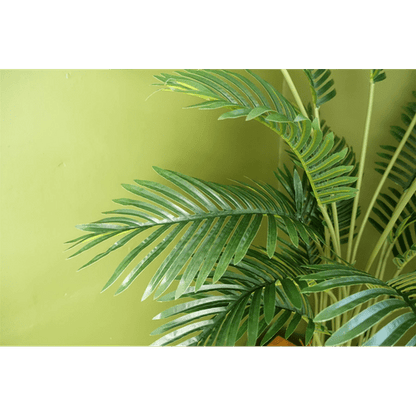 Majestic 110cm Artificial Areca Palm Tree in Elegant Black Pot - plants - express.com