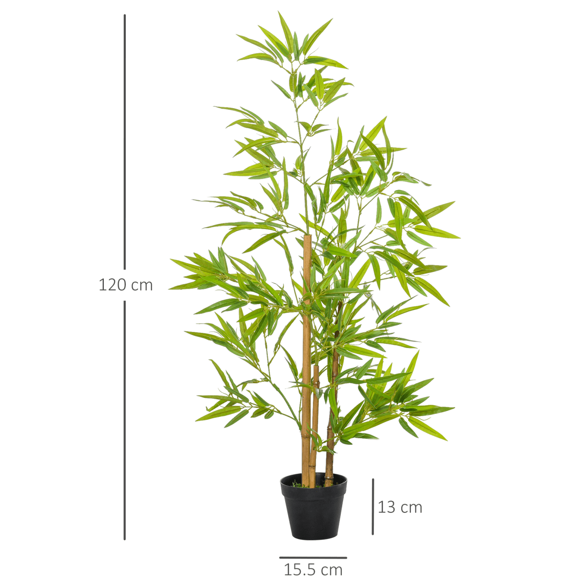 Majestic 120cm Artificial Bamboo Trees - Effortless Green Elegance! - plants - express.com