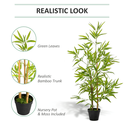 Majestic 120cm Artificial Bamboo Trees - Effortless Green Elegance! - plants - express.com