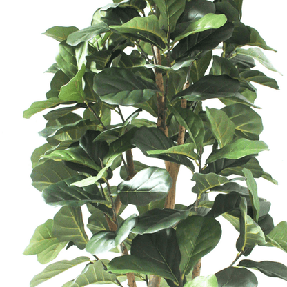 Majestic 180cm Artificial Fiddle Fig Tree - Lush, Lifelike Elegance! - plants - express.com