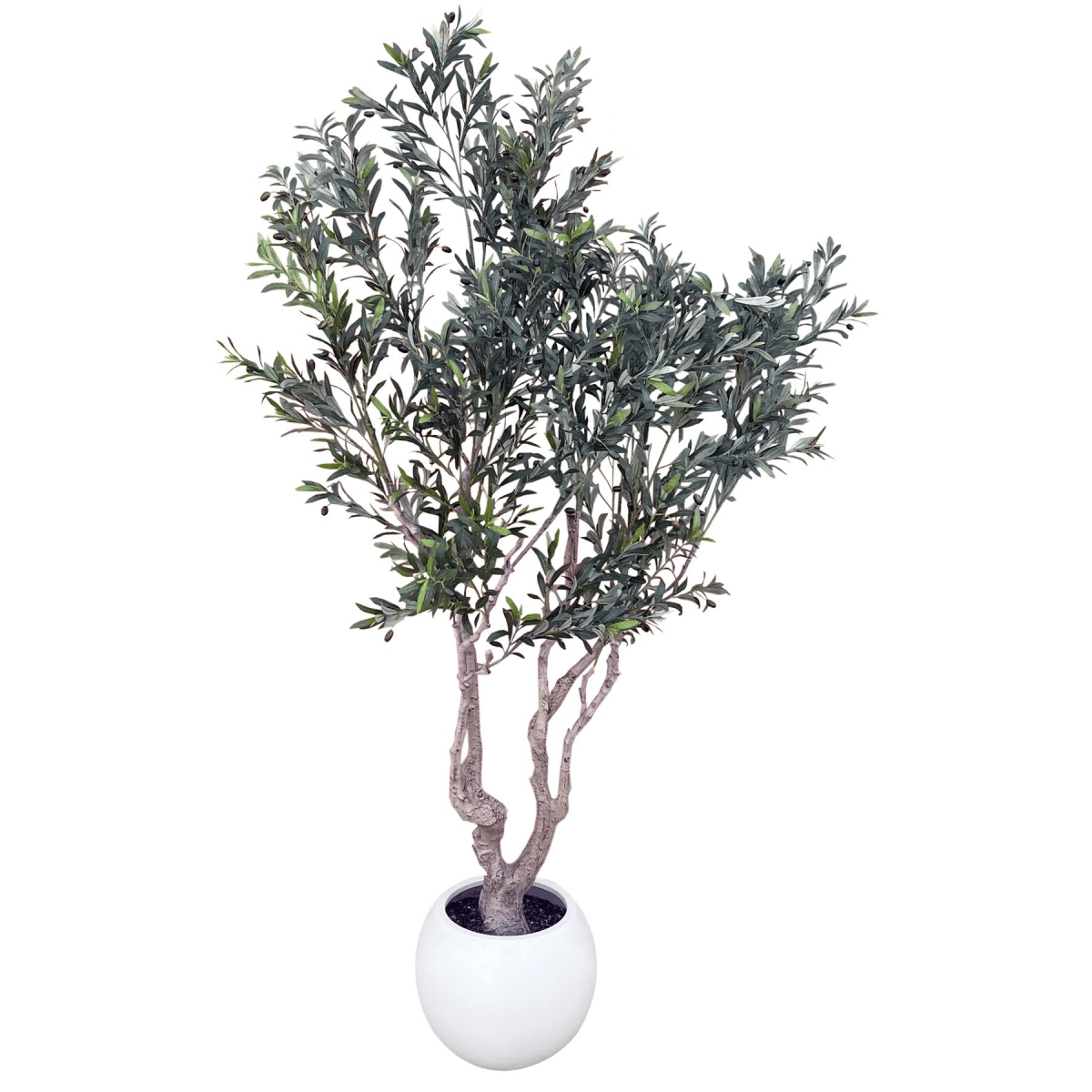 Majestic 250cm XXL Artificial Olive Tree with Elegant Decorative Planter - plants - express.com