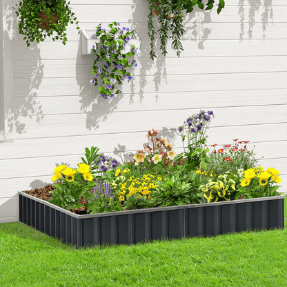 Metal Raised Garden Bed Steel Planter Box A Pairs of Glove 258cmx90cm - plants - express.com