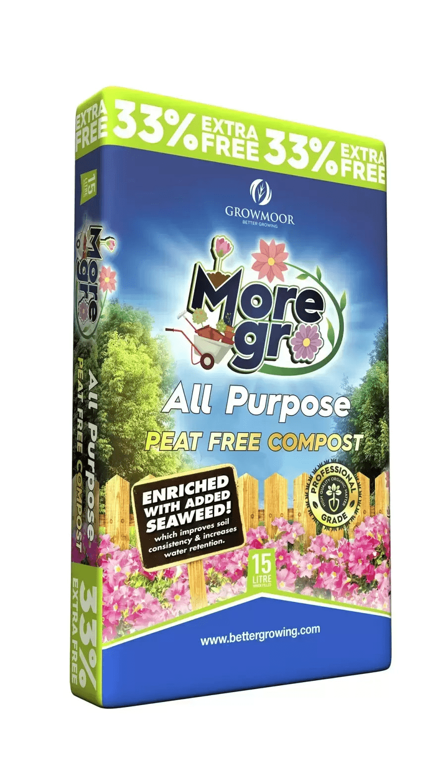 Moregro Peat - Free All - Purpose Compost 15L/50L – Seed Germination Boost - plants - express.com