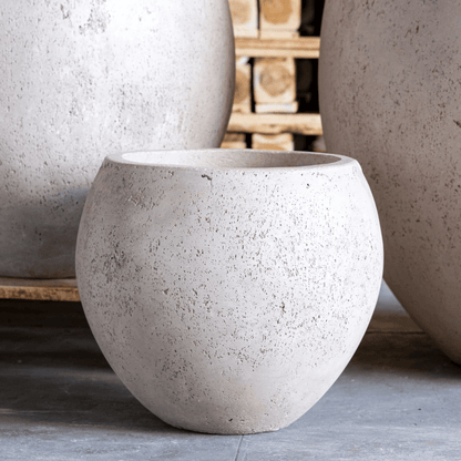 Orbello 70cm Truffle Sphere Planter - Extra Large Concrete Pot for Dramatic Style - plants - express.com