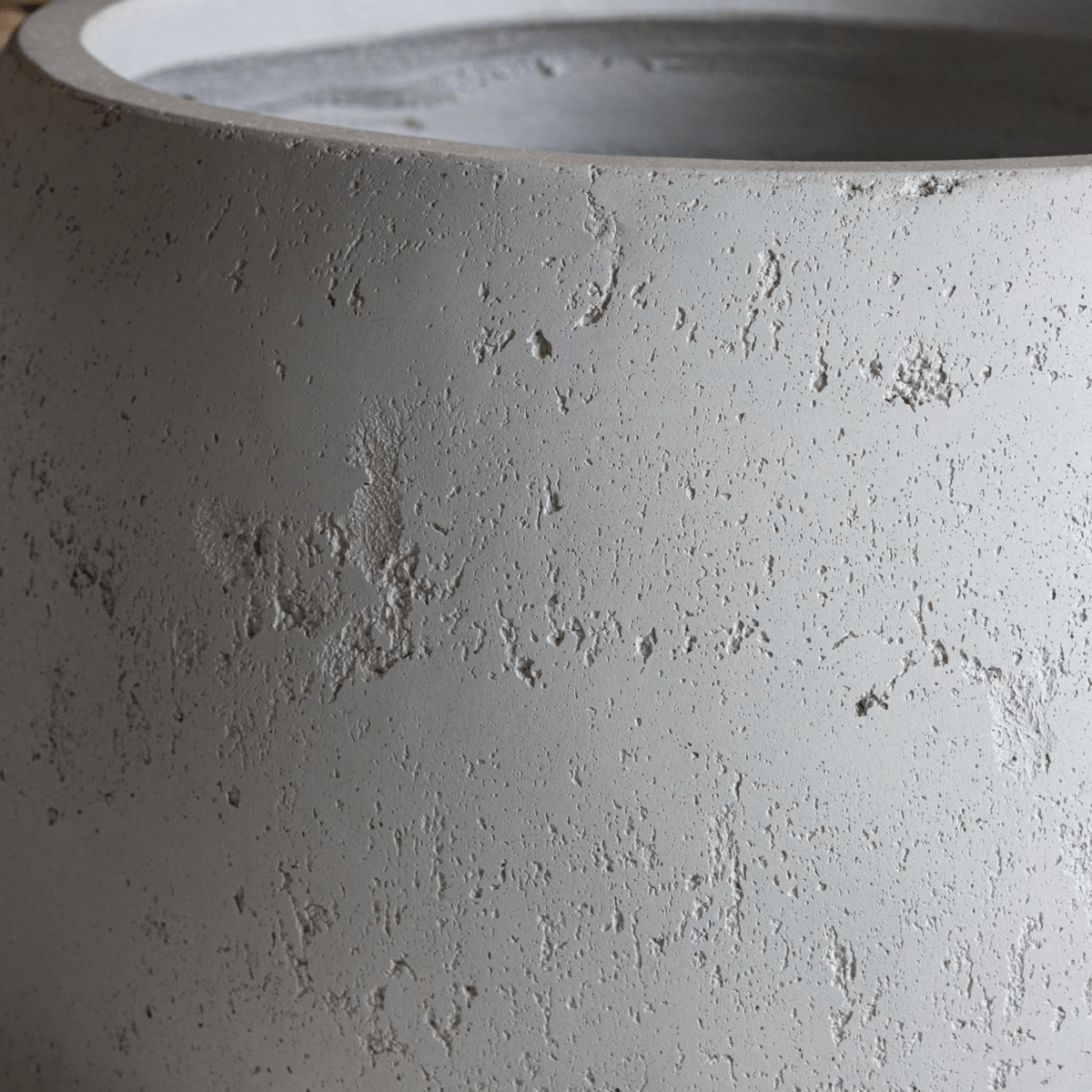 Orbello 70cm White Mist Concrete Sphere Planter - Bold & Elegant Garden Centerpiece - plants - express.com