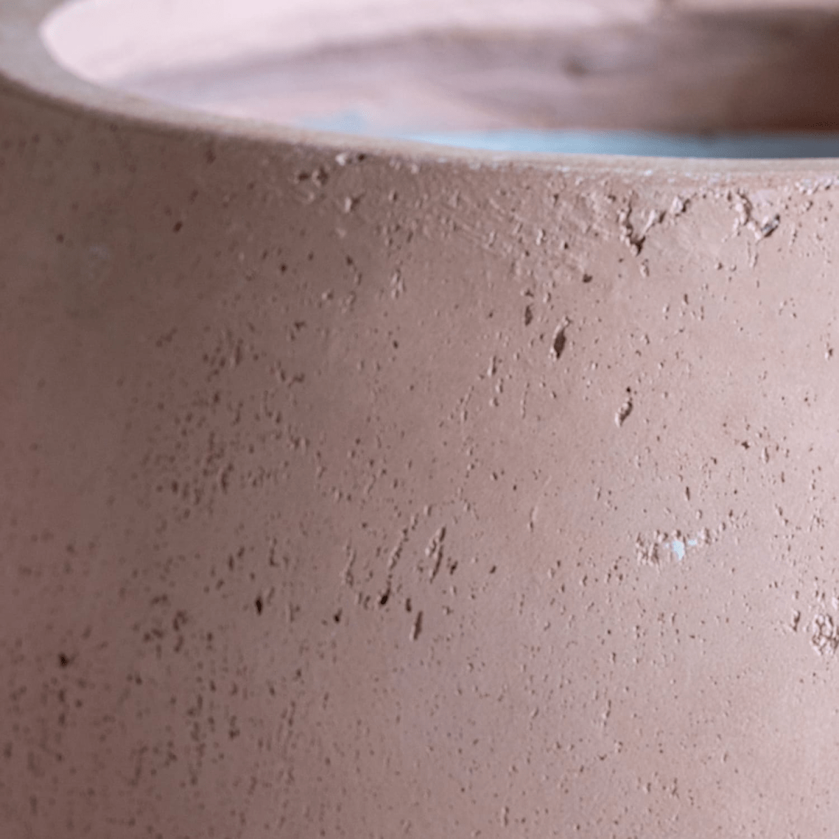 Orbello Blushstone: 70cm Extra Large Concrete Sphere Planter - 207L Capacity - plants - express.com