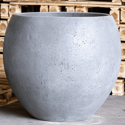 Orbello Onyx Dusk XXL 110cm Concrete Sphere Planter - 686L Statement Pot - plants - express.com