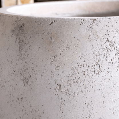 Orbello XXL 110cm Truffle Sphere Planter – Bold Concrete Elegance for Any Space - plants - express.com