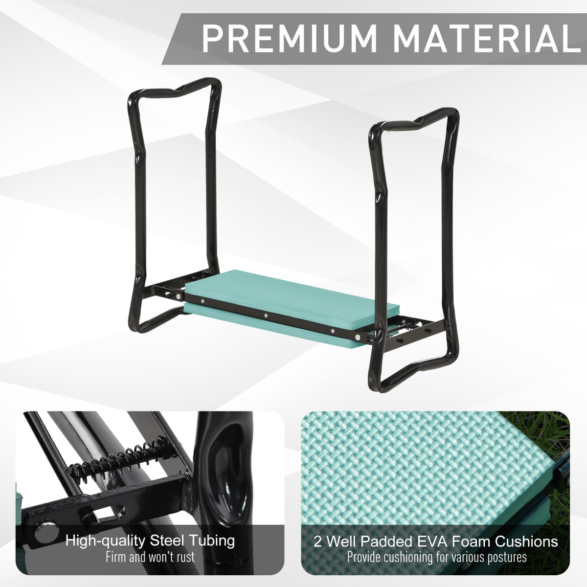 Outsunny 2 - in - 1 Garden Kneeler Bench - Comfort & Support for Every Gardener - plants - express.com