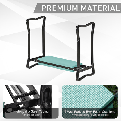 Outsunny 2 - in - 1 Garden Kneeler Bench - Comfort & Support for Every Gardener - plants - express.com