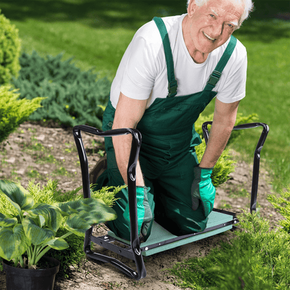 Outsunny 2 - in - 1 Garden Kneeler Bench - Comfort & Support for Every Gardener - plants - express.com