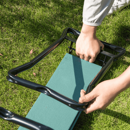 Outsunny 2 - in - 1 Garden Kneeler Bench - Comfort & Support for Every Gardener - plants - express.com