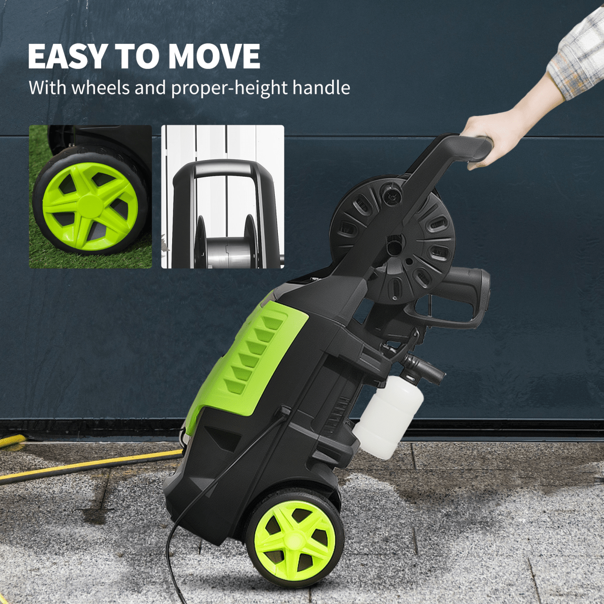 Outsunny 2200W Power Washer 170 Bar Pressure with Adjustable Nozzle - plants - express.com