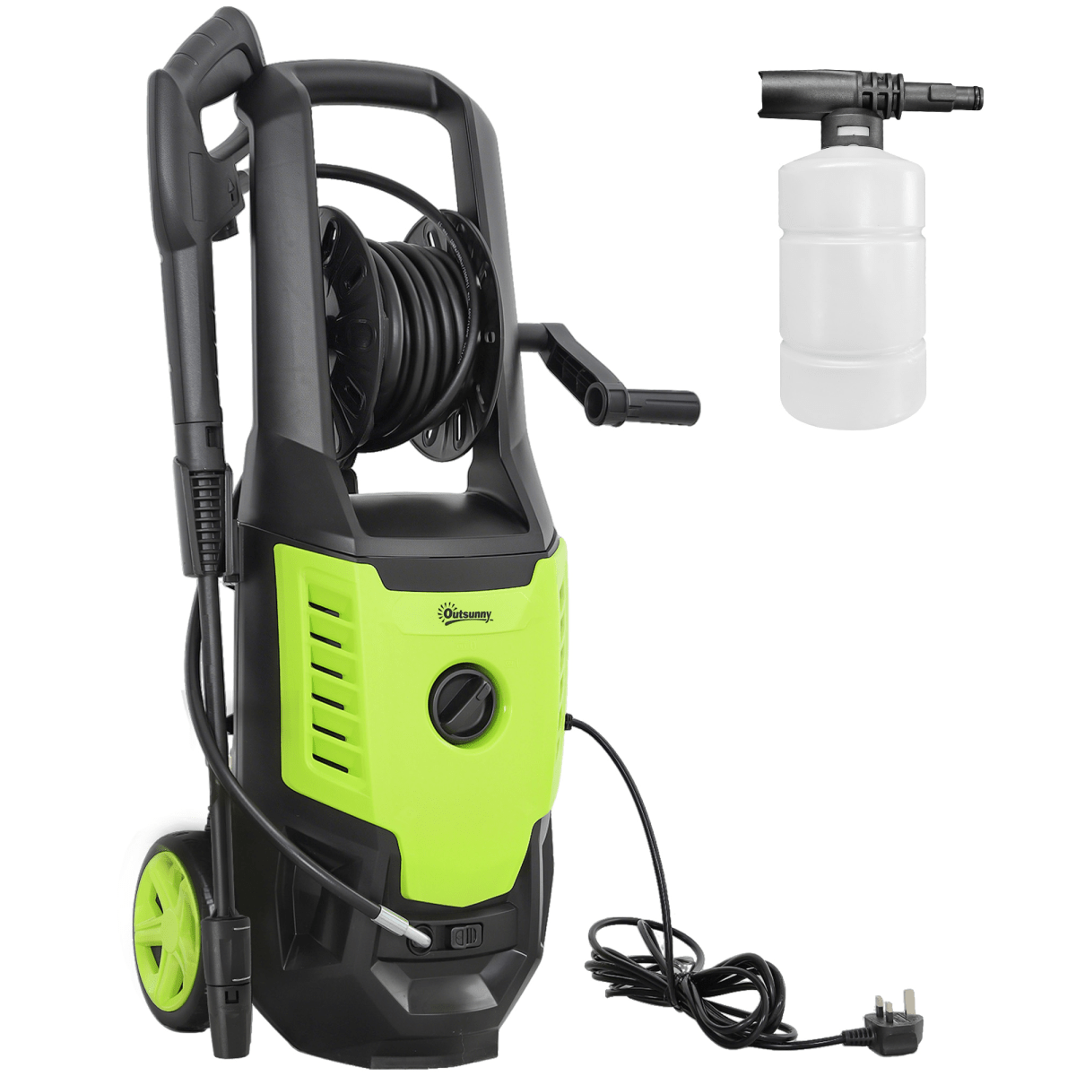 Outsunny 2200W Power Washer 170 Bar Pressure with Adjustable Nozzle - plants - express.com