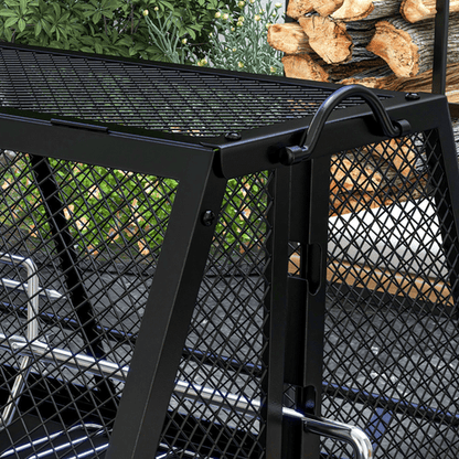 Outsunny 3 - in - 1 Outdoor BBQ Grill, Rotisserie & Fire Pit for Ultimate Cookouts - plants - express.com