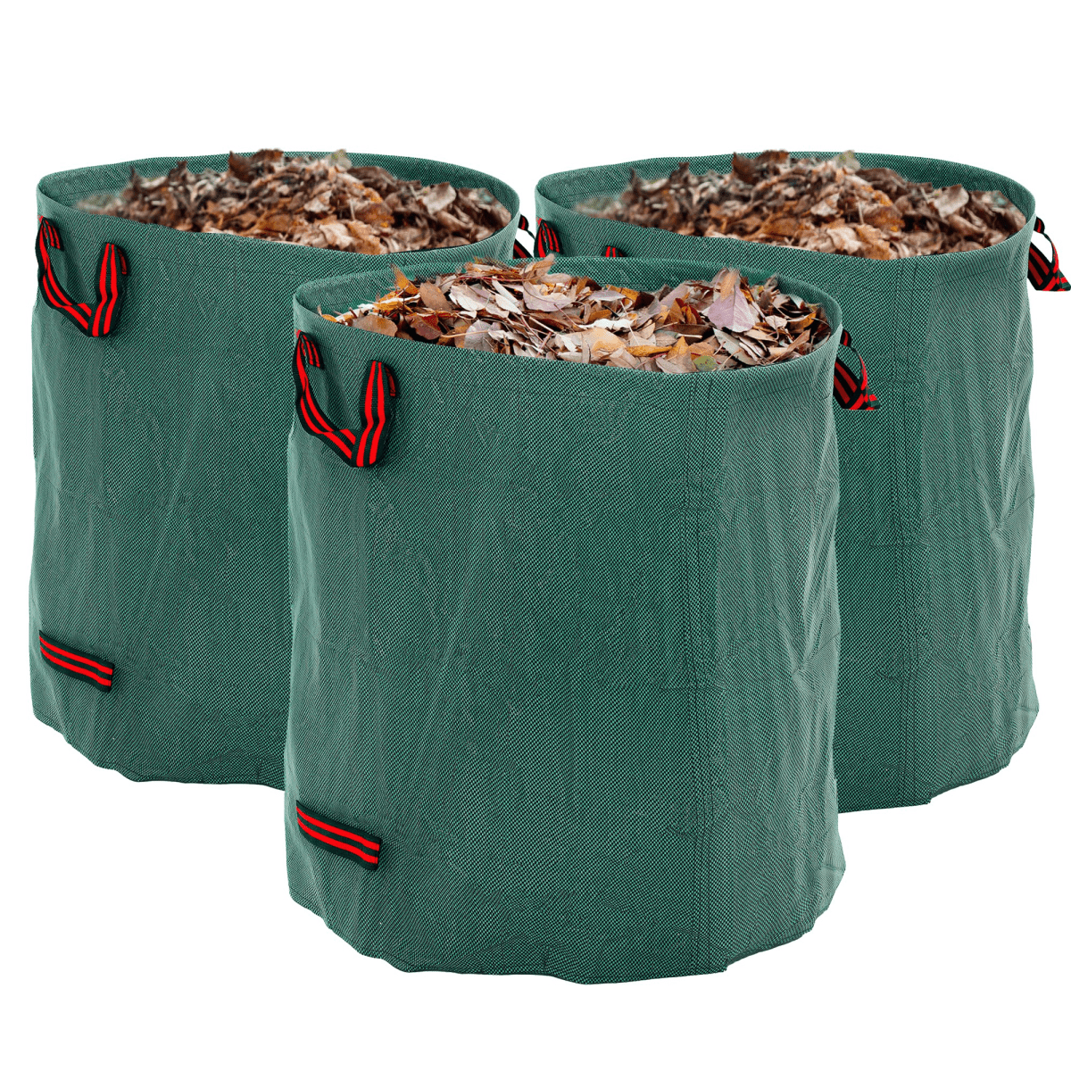 Outsunny 3 - Pack 272L Heavy - Duty Garden Waste Bags - Foldable & Tear - Resistant - plants - express.com