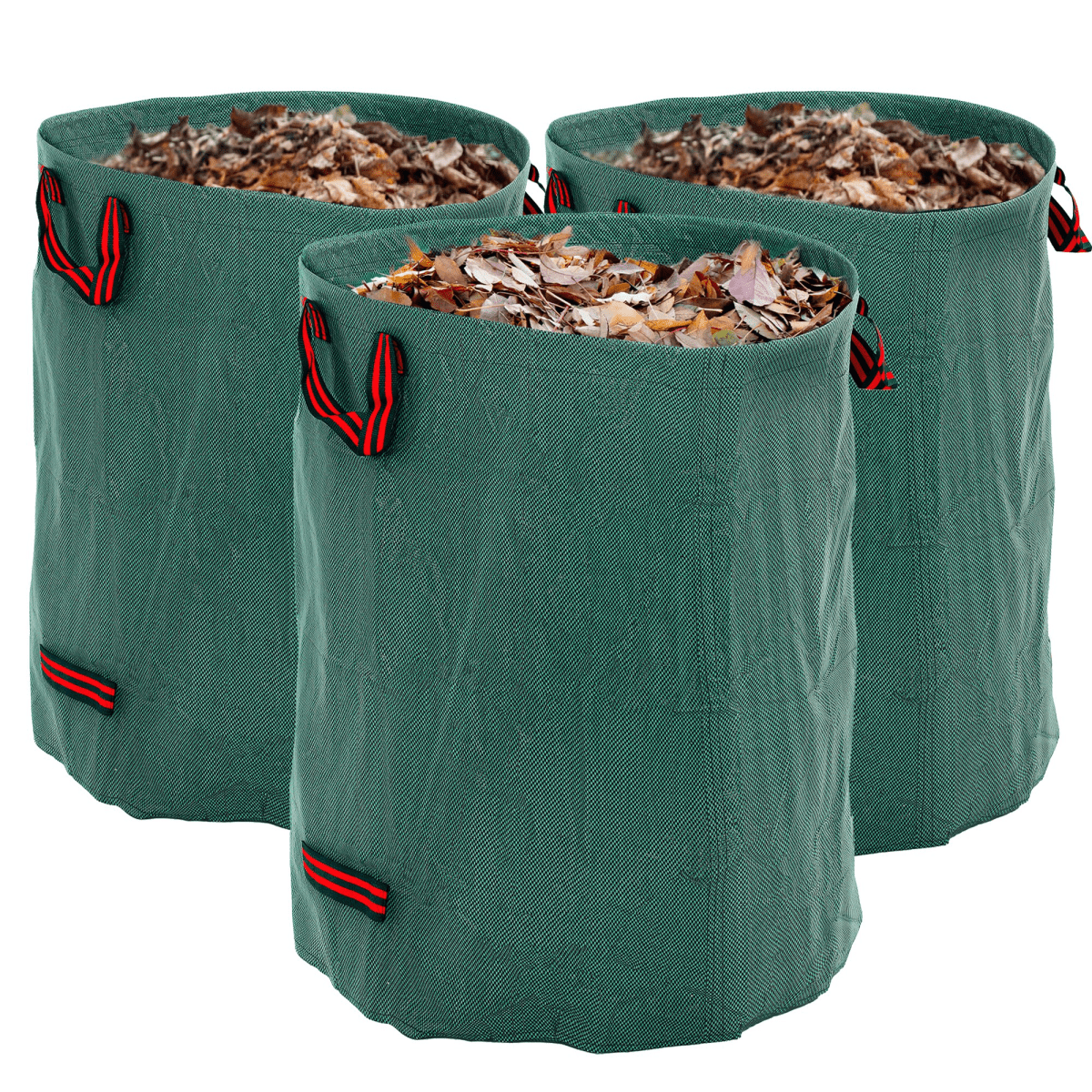 Outsunny 3 - Pack 272L Heavy - Duty Garden Waste Bags - Foldable & Tear - Resistant - plants - express.com