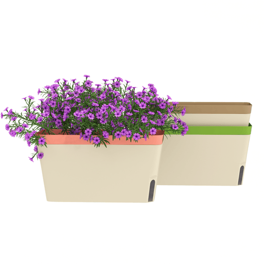 Outsunny 3 Pcs Self Watering Plant Pots w/ Visual Water Level Window - plants - express.com