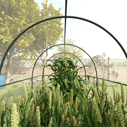 Outsunny 3x2m Polytunnel Greenhouse - Year - Round Growth with Steel Frame & Ventilation - plants - express.com