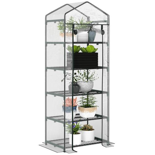Outsunny 5 - Tier Portable Mini Greenhouse - Perfect Indoor/Outdoor Plant Shelter! - plants - express.com