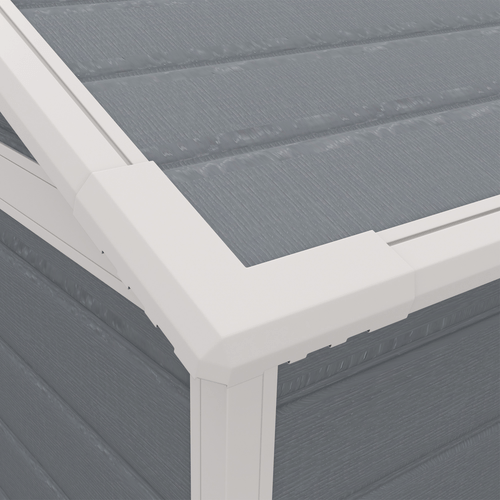Outsunny 6'x4.5' Lockable Garden Shed - Waterproof Plastic Tool Storage! - plants - express.com