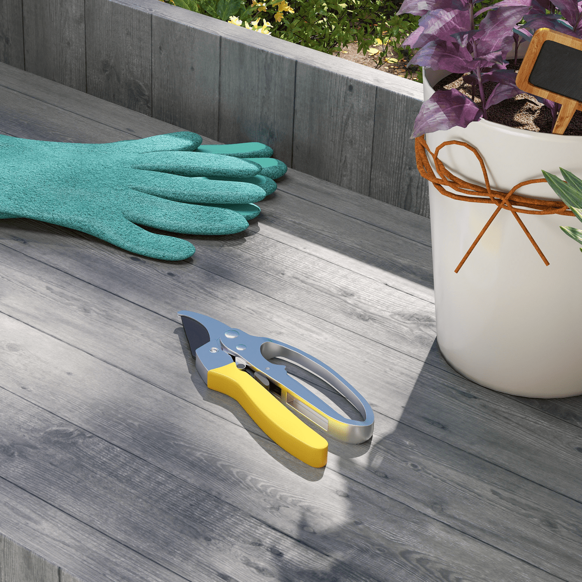 Outsunny 8" Heavy - Duty Pruning Shears - Precision SK5 Blade for Effortless Cuts - plants - express.com